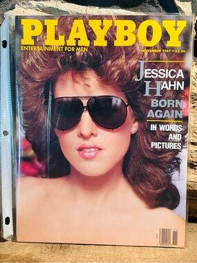 Vintage 1987 Playboy Jessica Hahn Cover Issue - VGC